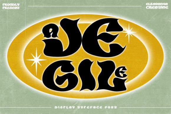 Ajegile – Display Typeface Font