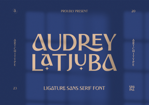 Audrey Latjuba Font Review