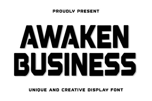Awaken Business Font Review