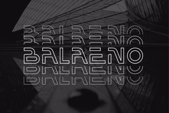 Balaeno Inline Font