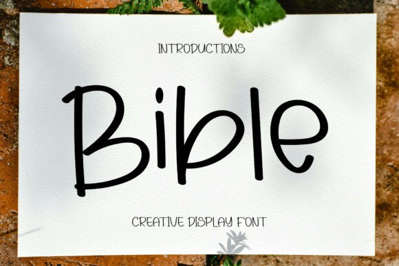 Bible Font for Bold Campaigns