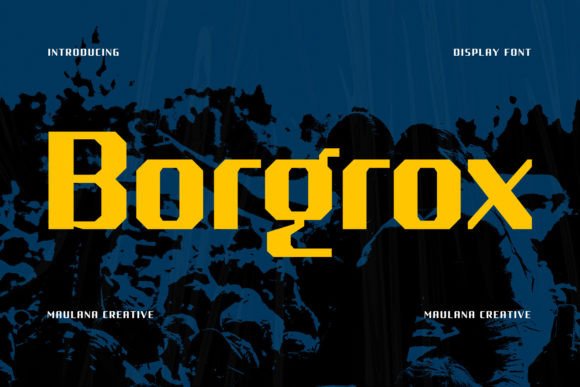 Borgrox Font for Bold Design