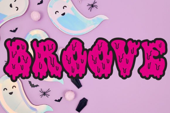 Broove Font for Halloween Design