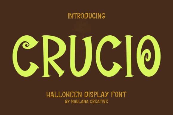 Crucio Display Font