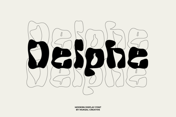Delphe: A Joyful Display Font