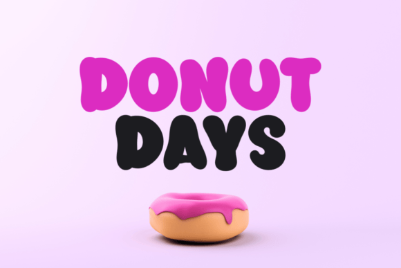 Donut Days Font for Playful Branding