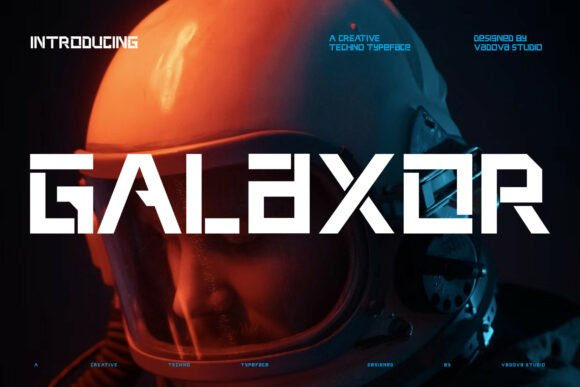 Galaxor: A Futuristic Font for Modern Branding