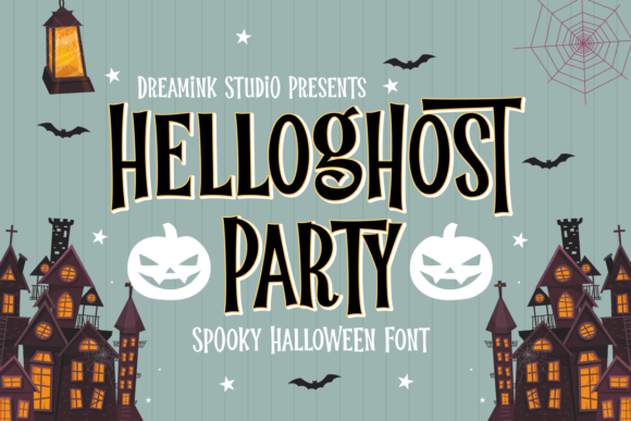 Helloghost Party Font for Halloween Campaigns