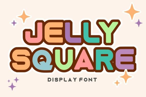 Jelly Square Font for Bold Branding