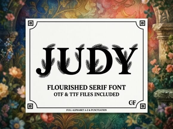 Judy: A Bold Display Font for Web Design