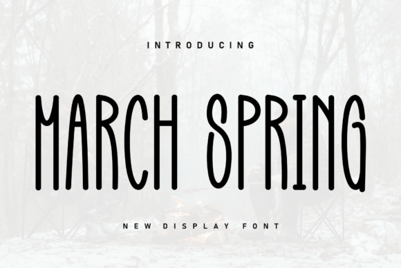 March Spring Font for Creative Makers