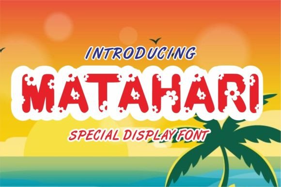 Matahari Font for Editorial Design