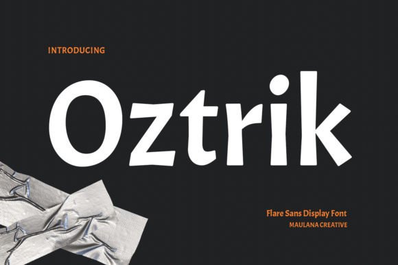 Oztrik Font for Creative Design