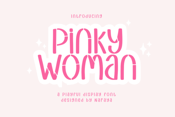 Pinky Woman Font for Creative Brands