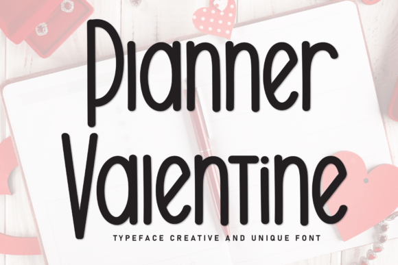 Planner Valentine Font Review