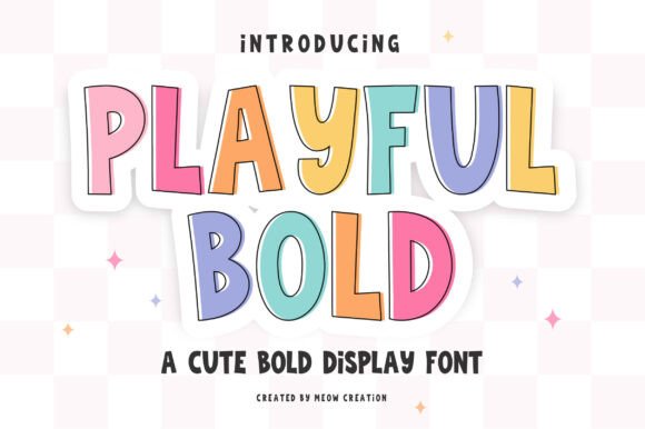 Playful Bold: A Font for Creative Branding