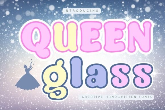 Queen Glass Font for Business