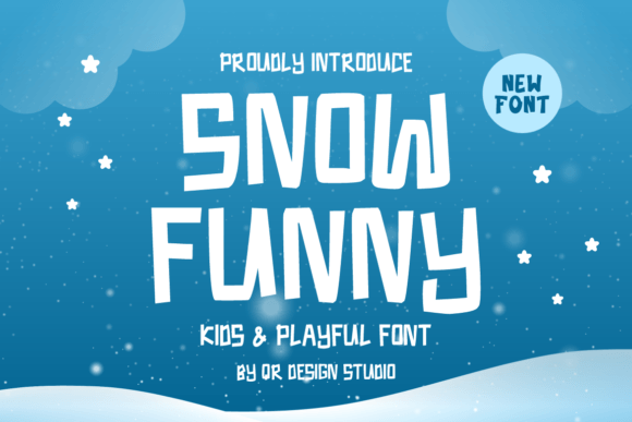 Snow Funny Font for Business Branding
