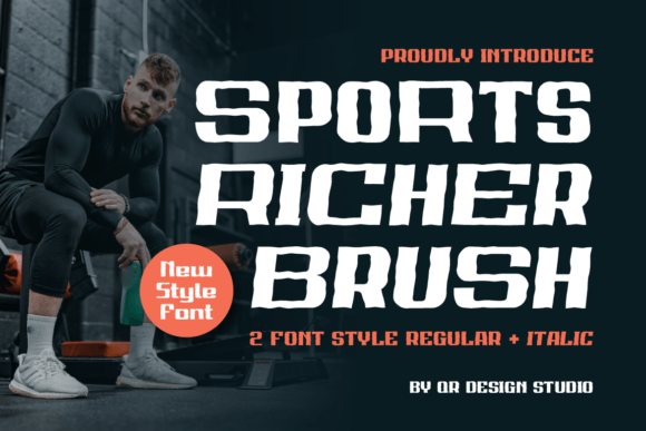 Sports Richer Brush Font for Business Branding