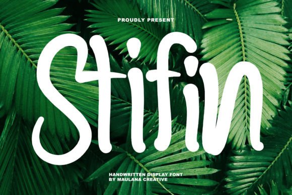 Stifin: A Sweet Display Font for Small Business Branding