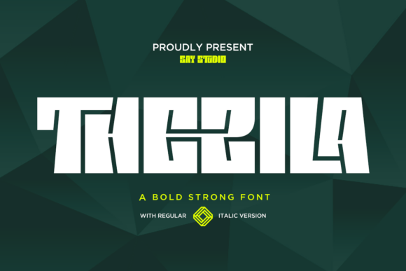 Thezila: A Bold Display Font for Modern Branding
