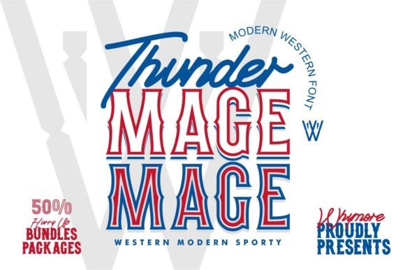 Thunder Mage Font for Business Branding