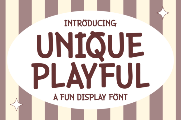 Unique Playful Font for Business