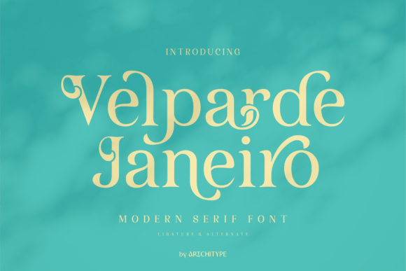 Velparde Janeiro Font for Business